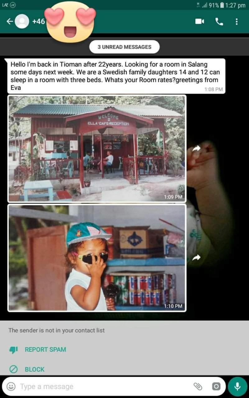 Ella'S Place Salang Tioman Kampong Ayer Batang 外观 照片